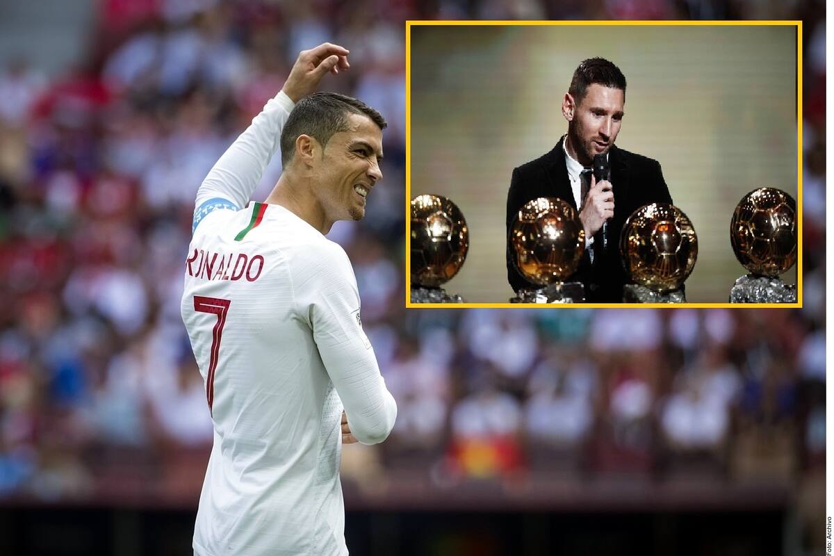 ¿Qué hizo Ronaldo mientras Messi recibía su sexto Balón de Oro?