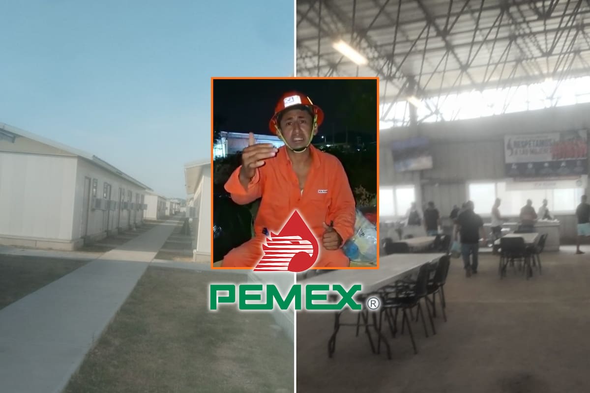 Trabajadores de ICA Fluor abandonan obra de Pemex en Oaxaca por falta de prestaciones, mal trato y malas condiciones en los dormitorios
