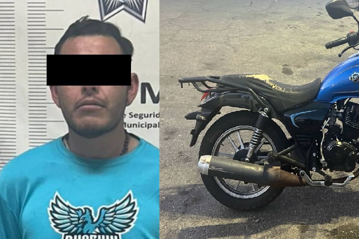 Roba motocicleta en la Gran Vía