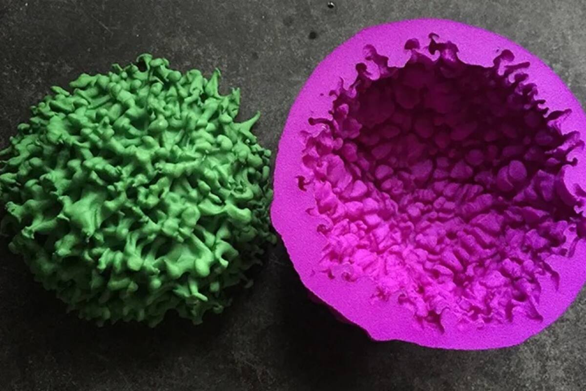 Este es el aspecto de una supernova impresa en 3D