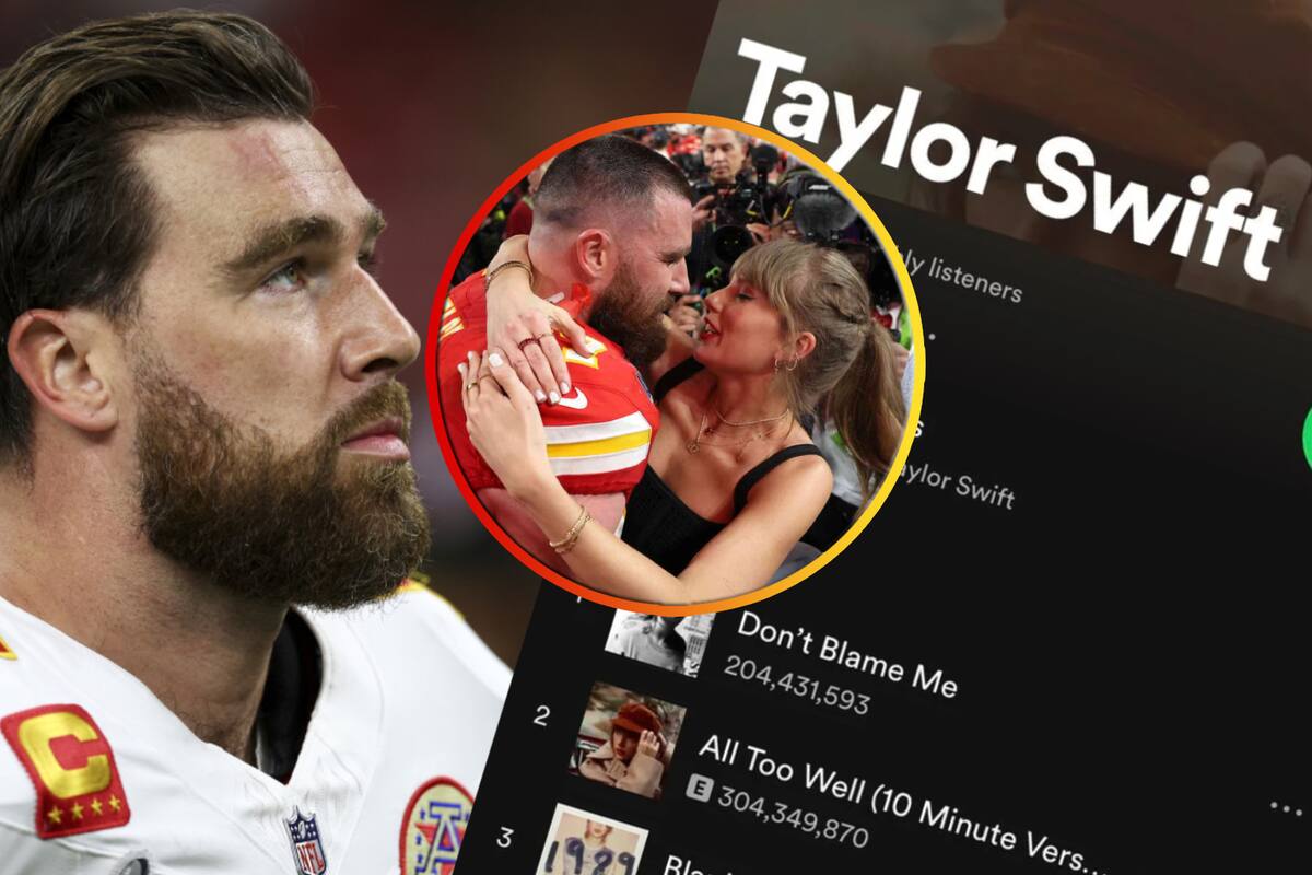Travis Kelce revela que la música de Taylor Swift es su refugio emocional