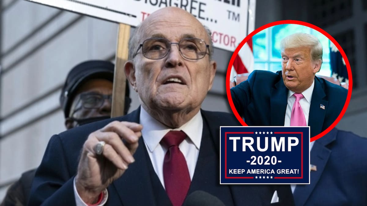 Rudy Giuliani, fue procesado por presuntamente revertir la derrota electoral de Trump en Arizona en 2020. Foto: Especial