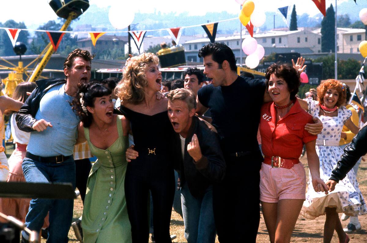 "Grease"
Olivia Newton-John, Jeff Conaway, John Travolta, Stockard Channing © 1978 Paramount Pictures
** I.V.