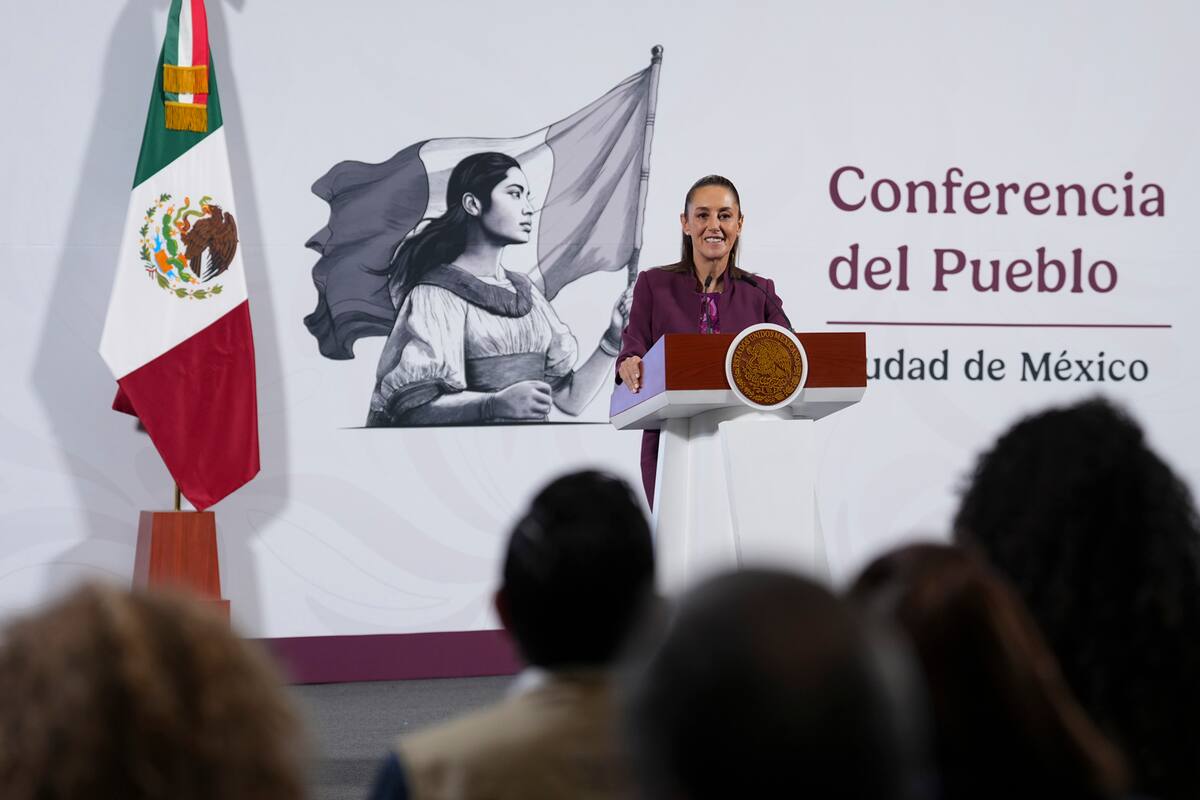 Cuauhtémoc, Ciudad de México, México, 28 de marzo de 2025.
La doctora Claudia Sheinbaum Pardo, presidenta Constitucional de los Estados Unidos Mexicanos en conferencia de prensa matutina “Las mañaneras del pueblo”. Foto: Presidencia