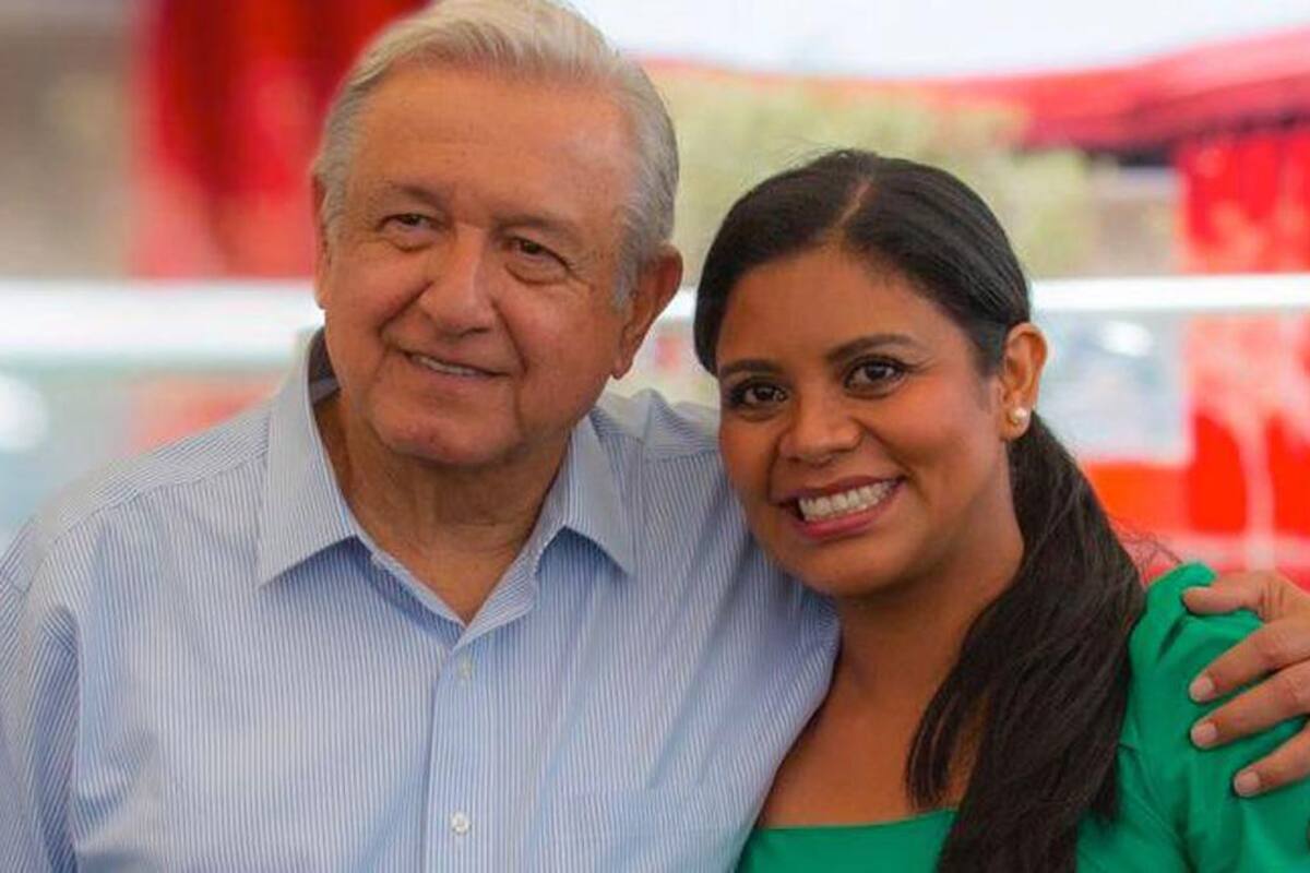 Montserrat Caballero celebra la llegada de AMLO a BC