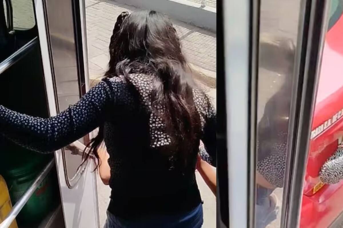 VIDEO: ¡De camino a ponerse uñas! madre captura la caída de su hija desde un microbús
