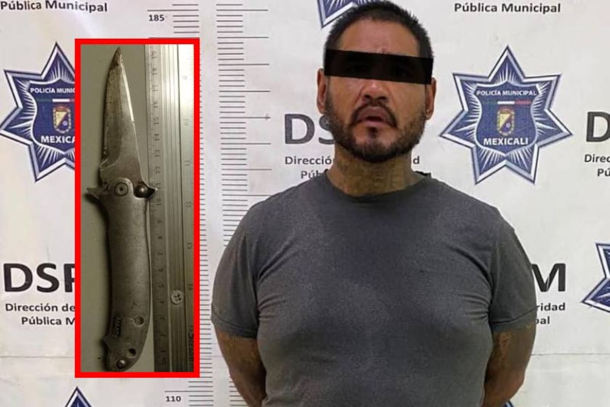 Detienen a hombre con una navaja; lo vinculan con asalto a tienda de conveniencia