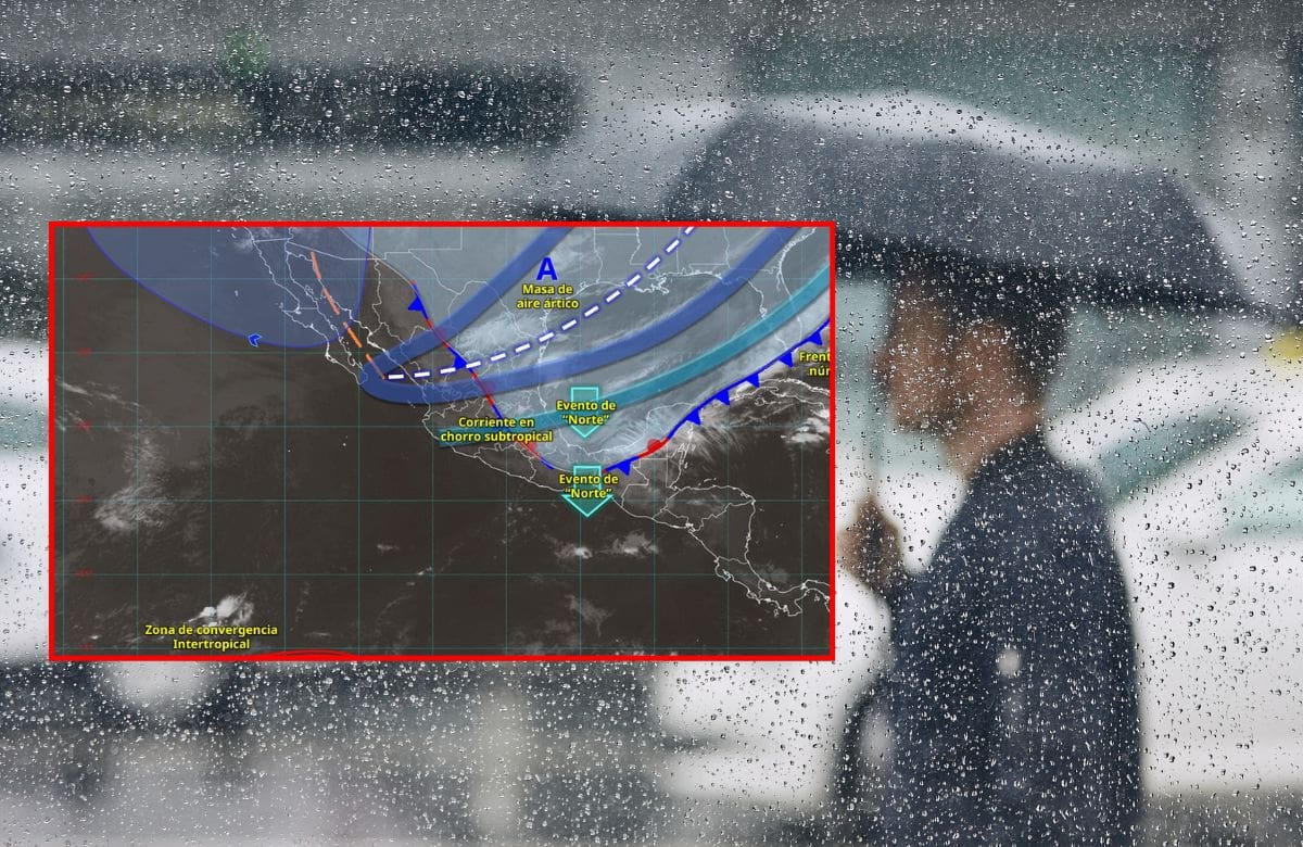 Clima hoy en México: alertan por lluvias torrenciales y evento de Norte intenso en estos estados