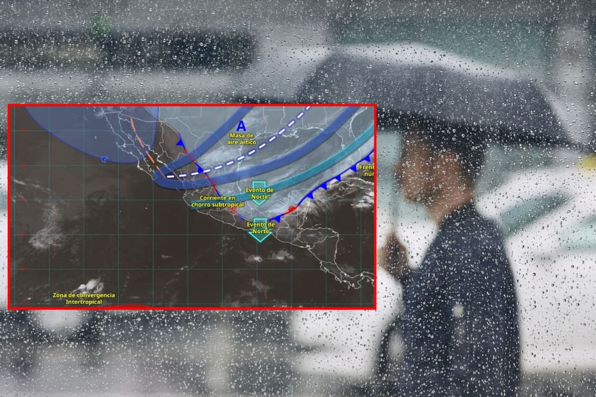 Clima hoy en México: alertan por lluvias torrenciales y evento de Norte intenso en estos estados