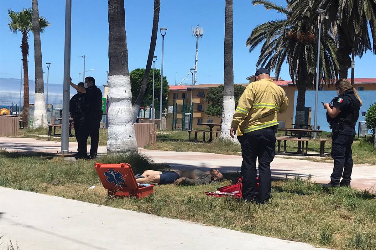 Muere joven por presunta sobredosis en parque de Playas de Tijuana