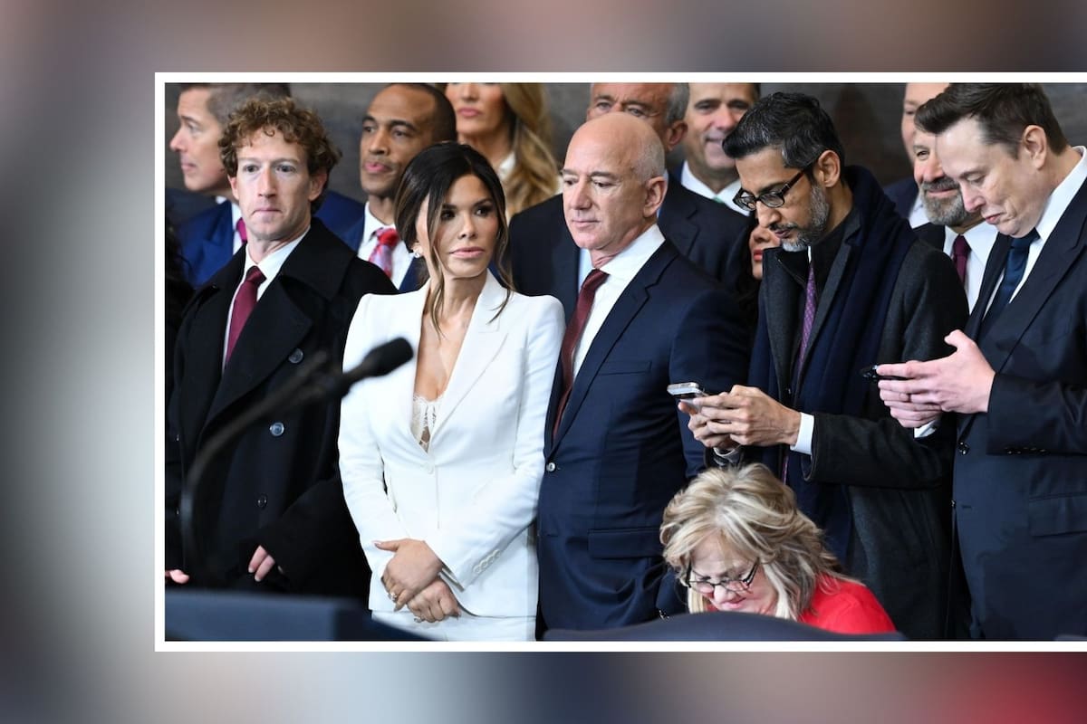 Magnates tecnológicos acompañan a Trump en su investidura