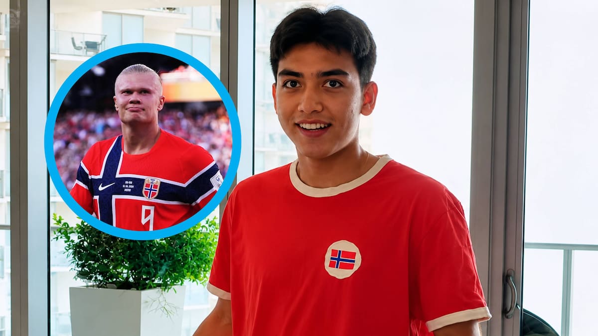 Erling Haaland presume a Gilberto Mora en su videoblog del Mundial 2026: le regalaron una camiseta de Noruega y desata rumores sobre el Manchester City