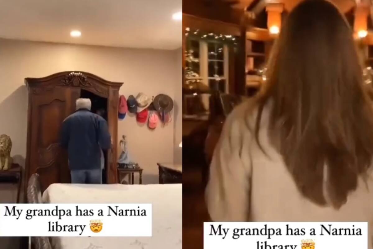 “Mi abuelo tiene una librería de Narnia”: Joven revela cómo su abuelo tiene una habitación oculta dentro de su armario