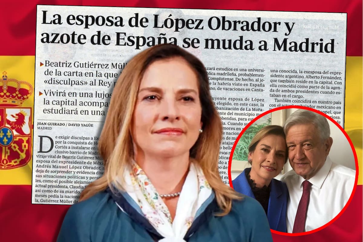 Medios españoles ironizan sobre mudanza a España de Beatriz Gutiérrez Müller, esposa de AMLO; “Que pida perdón para obtener la residencia”