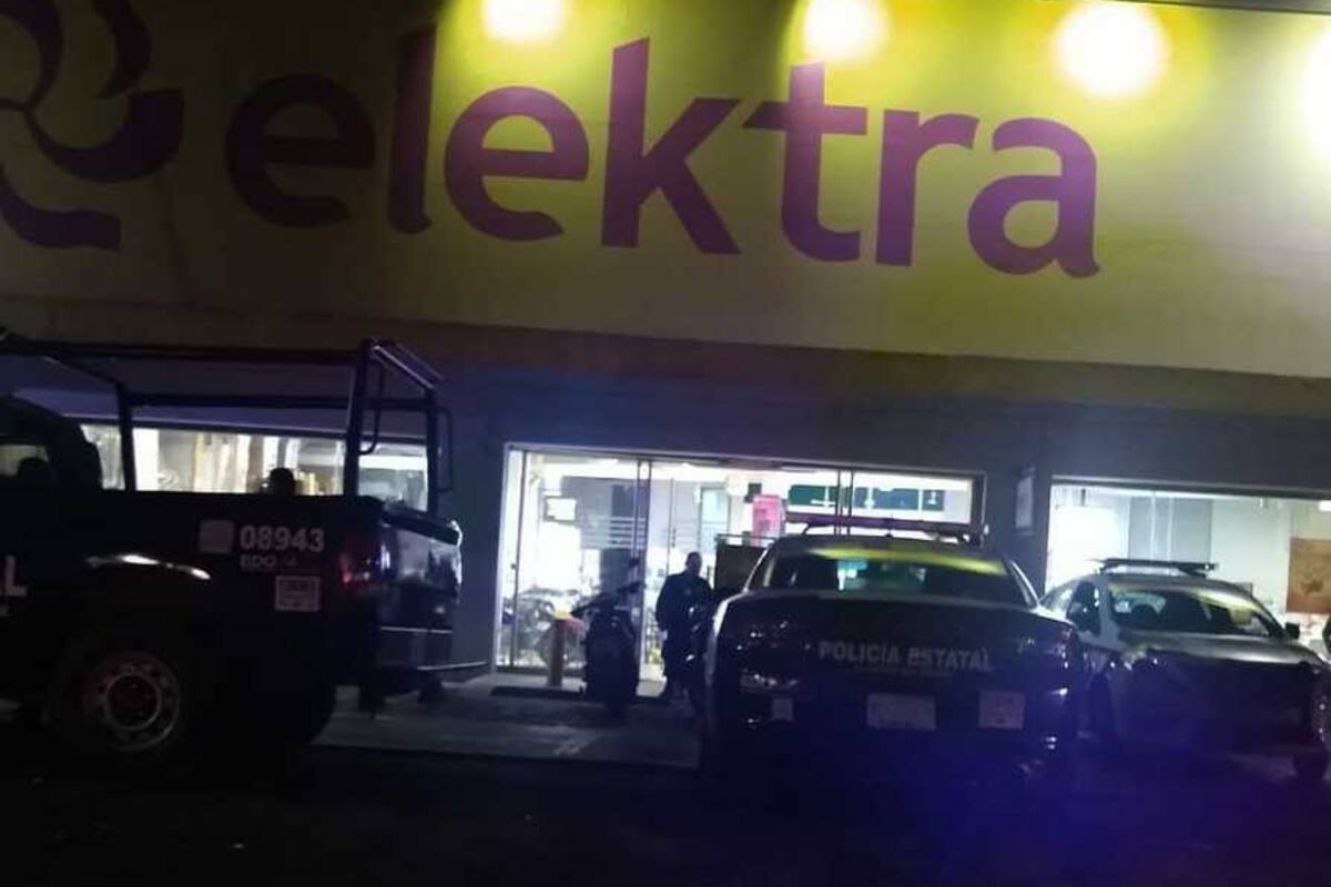 Encapuchados roban con lujo de violencia en tienda de electrodomésticos en Tlalnepantla