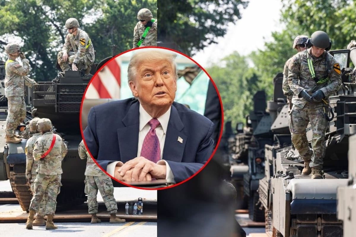 Washington se alista para un despliegue militar con miles de soldados, tanques y aviones para el desfile impulsado por Trump que coincide con su cumpleaños