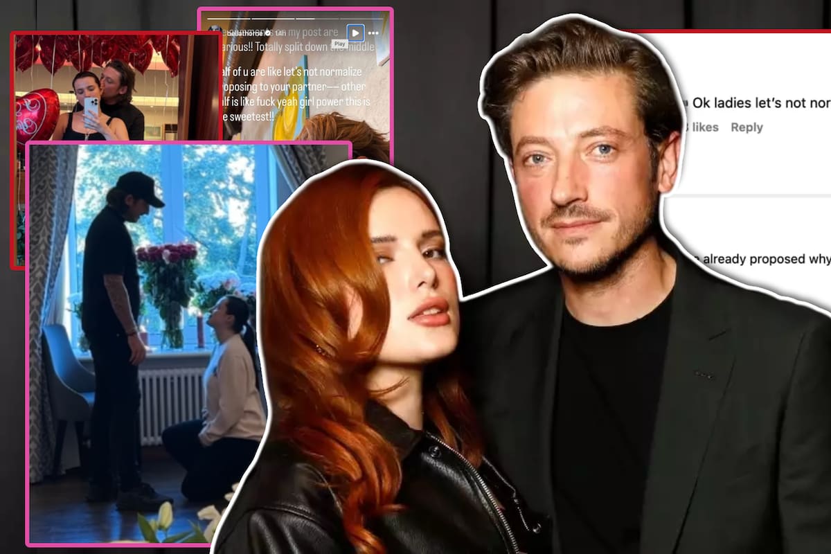 Bella Thorne responde las críticas por perdirle matrimonio a su novio; “son divertidísimos”