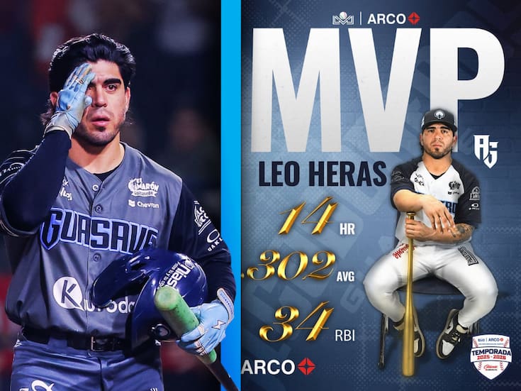 Leo Heras gana el premio “Héctor Espino” al Jugador Más Valioso de la Liga Arco