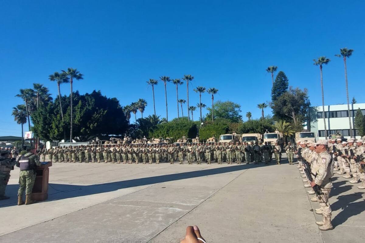 Refuerzan militares seguridad