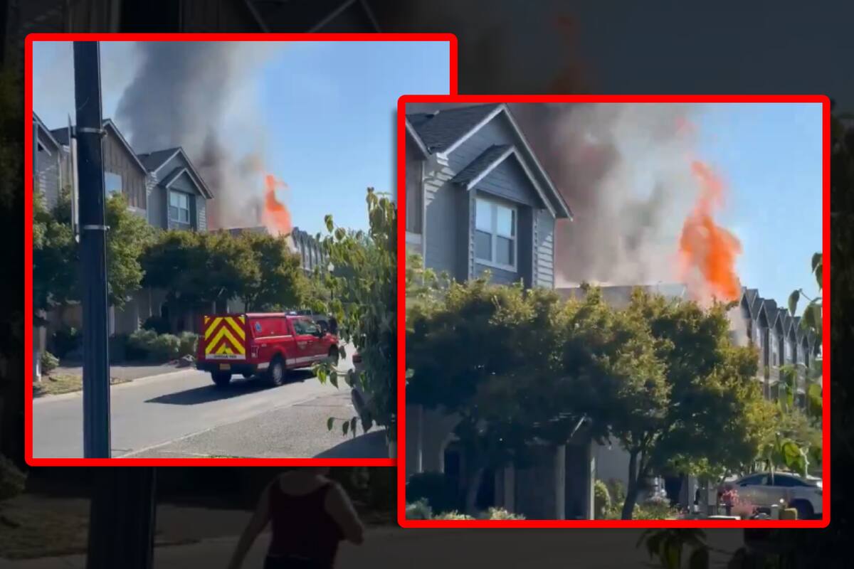 VIDEO: Avioneta pierde el control y se estrella contra casa en Oregon, provocando impactante incendio