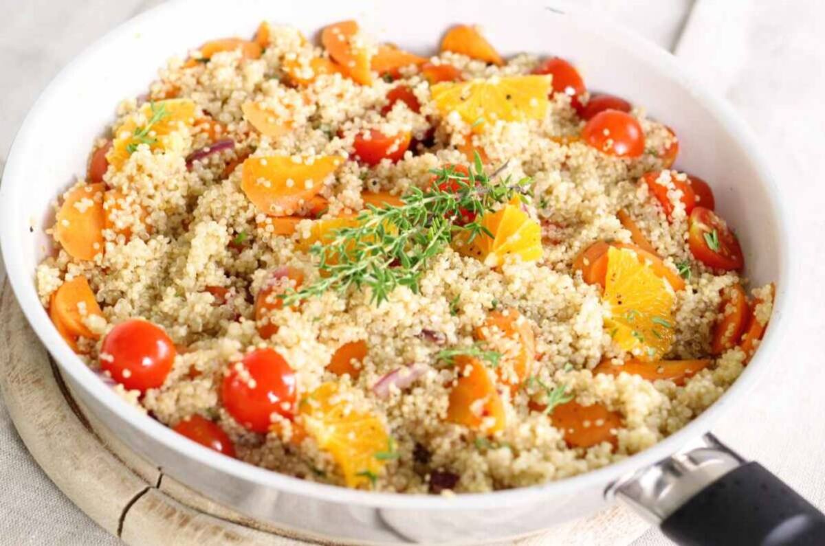 Pechuga de pavo con quinoa