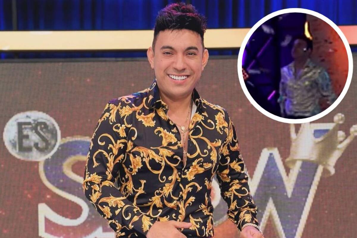 Conductor de Multimedios termina con el cabello envuelto en llamas en pleno show