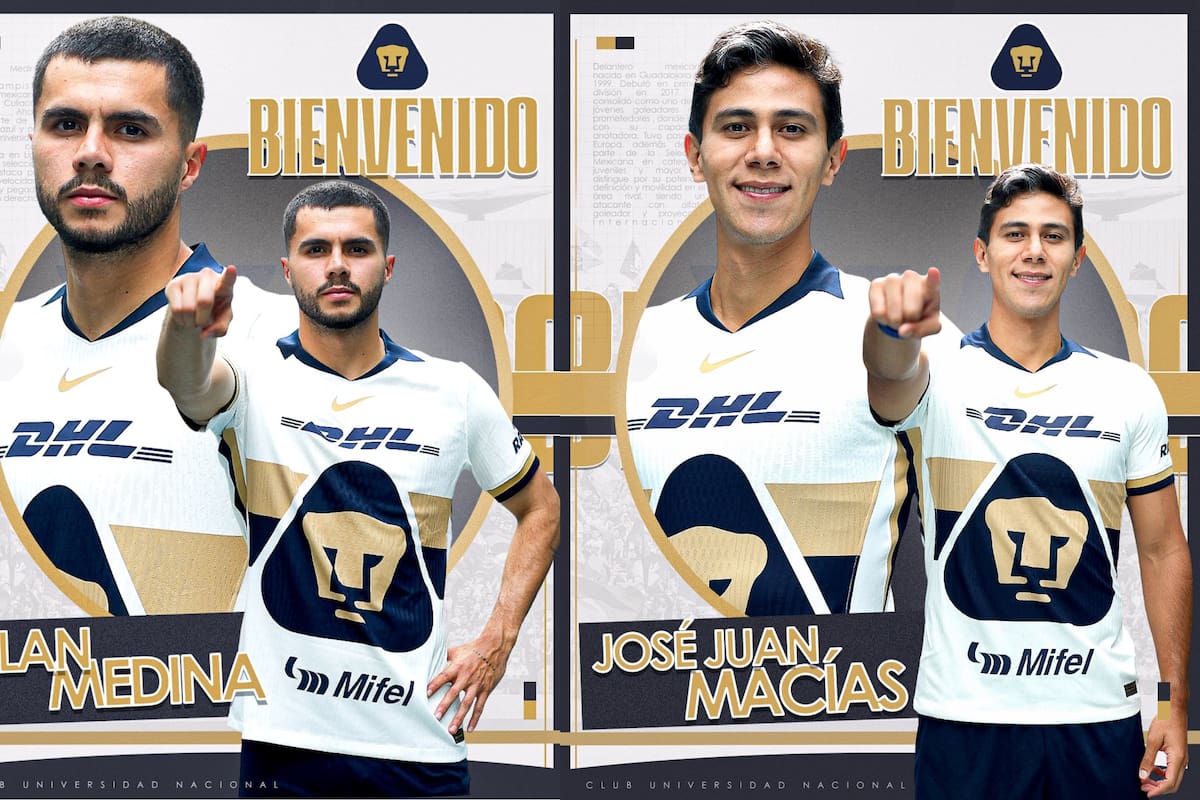 ¿Cuánto gastaron? Pumas anuncia fichajes de José Juan Macías y Alan Medina