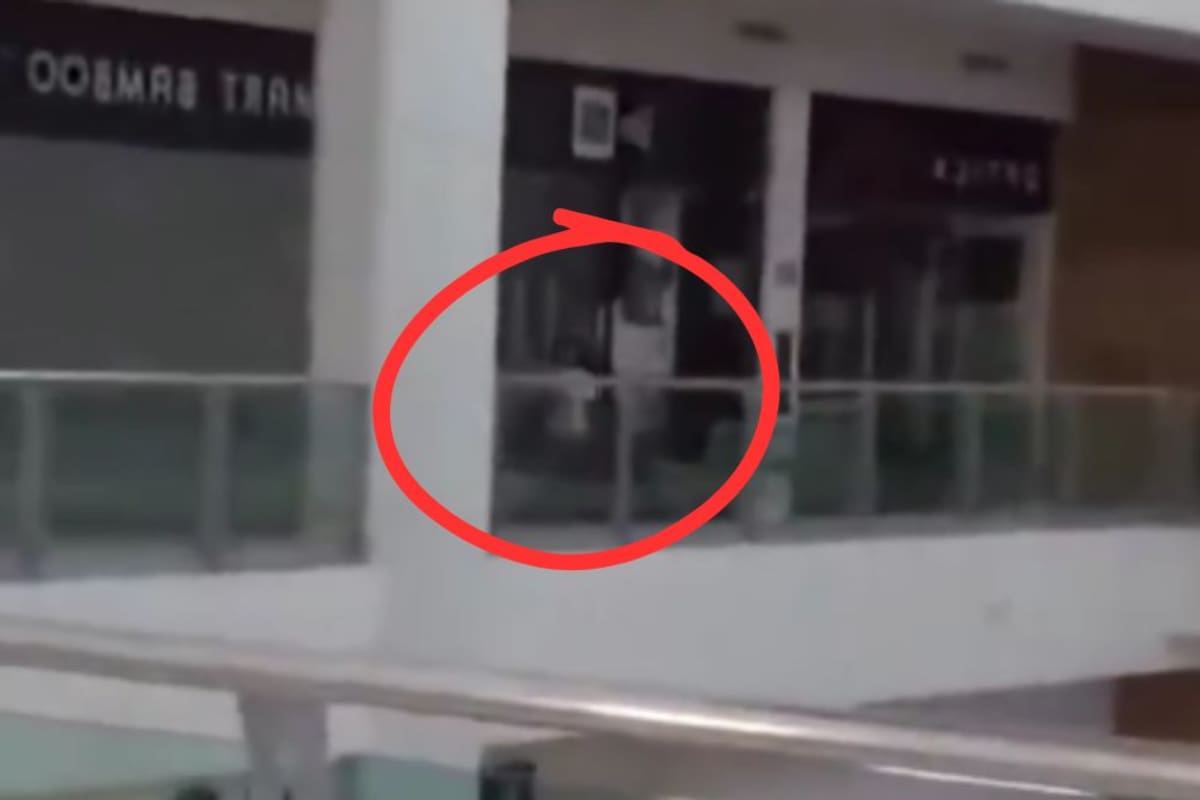 Captan presunto fantasma infantil en centro comercial de Torreón y el video desata debate en redes