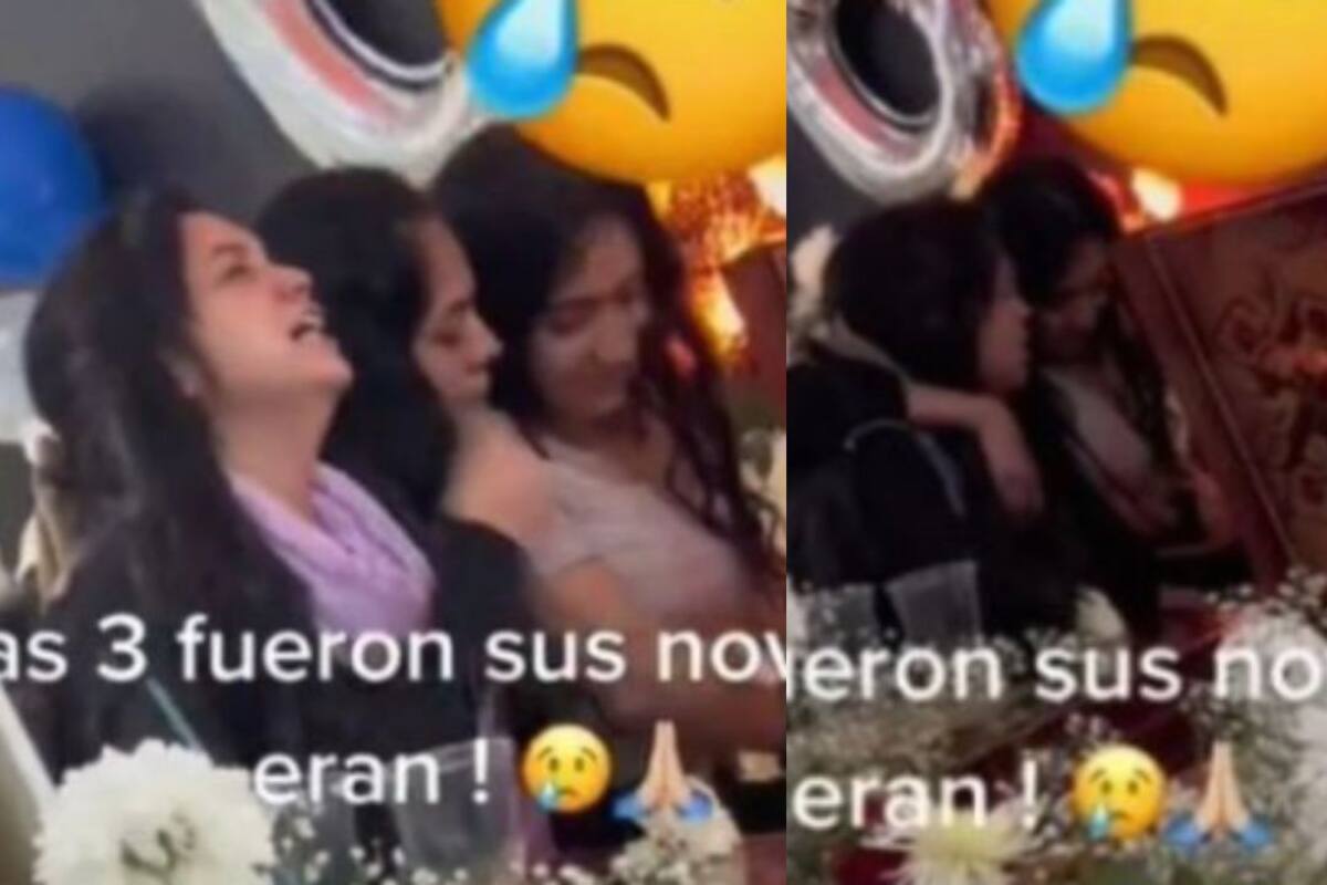 VIRAL: Joven muere y sus tres novias llegan sorpresivamente al funeral