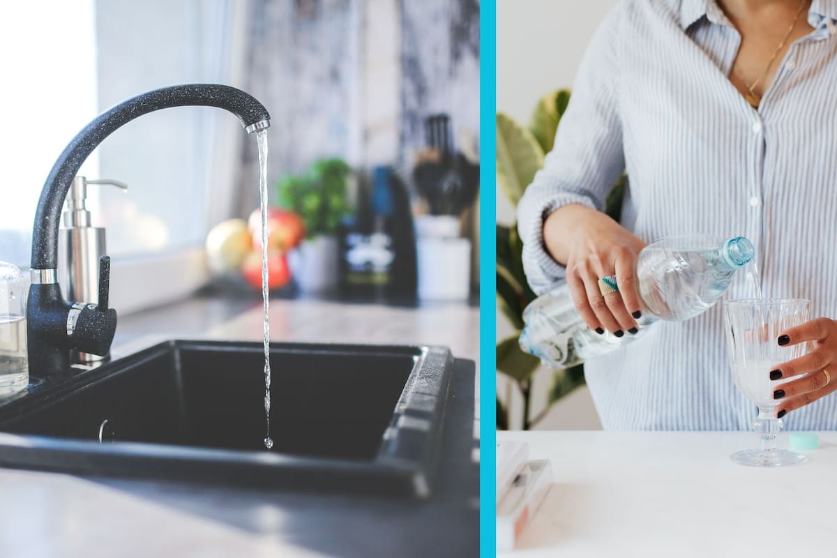 ¿Agua embotellada o del grifo? La duda más común sobre lo que bebemos en casa