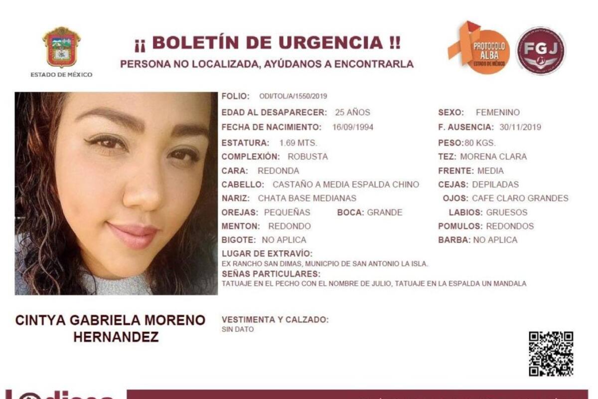 Encuentran cuerpo torturado de Cintya en cajuela de taxi