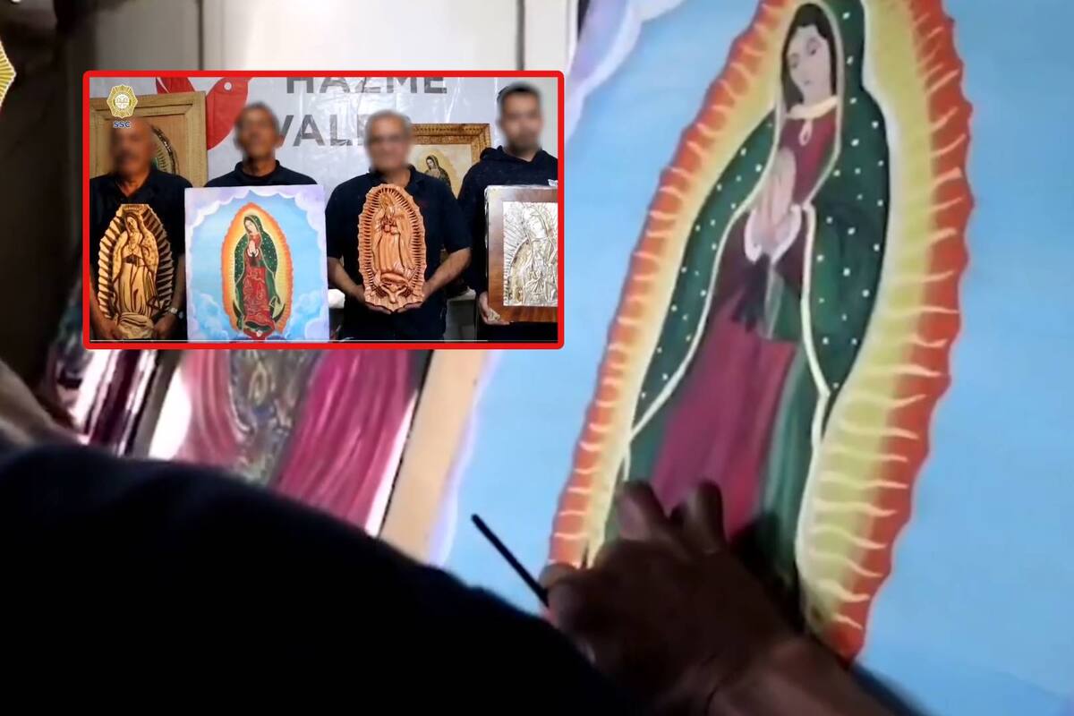 En honor a la virgen de Guadalupe, personas privadas de la libertad crean artículos artesanales y son puestos a la venta