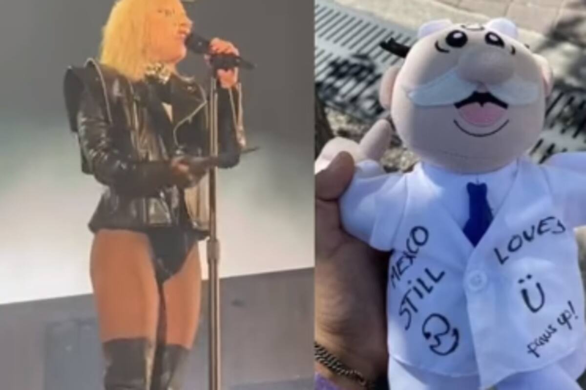Golpean a Lady Gaga con un Dr. Simi de peluche