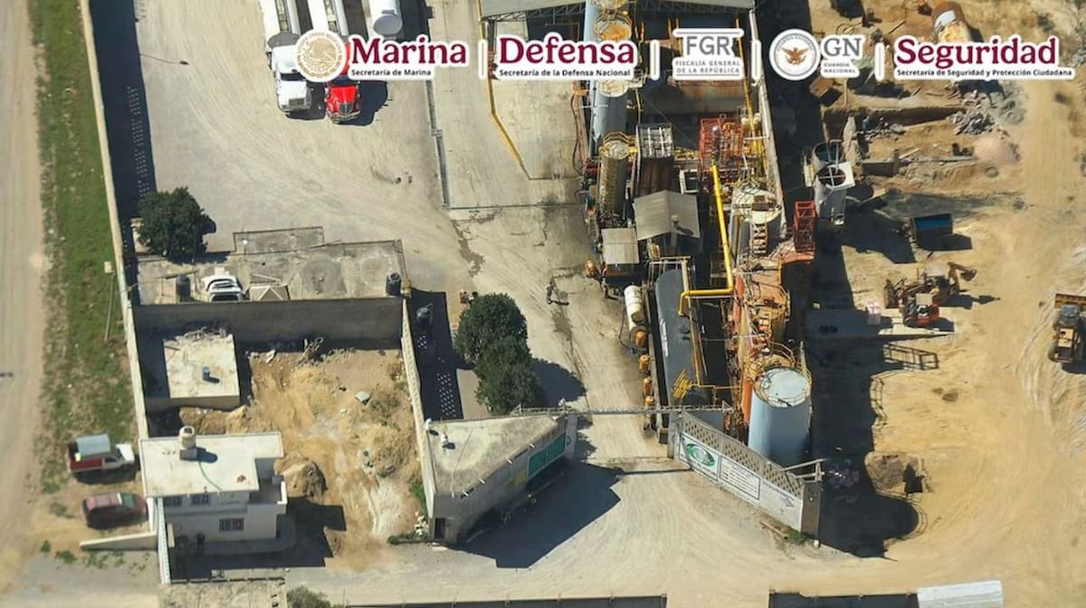 Vista aérea del inmueble asegurado. Foto: SSPC