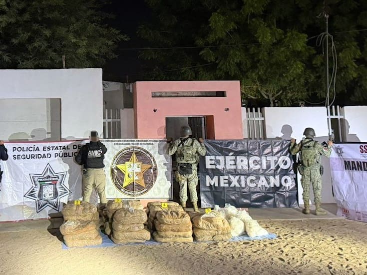 Aseguran cerca de media tonelada de metanfetamina en SLRC