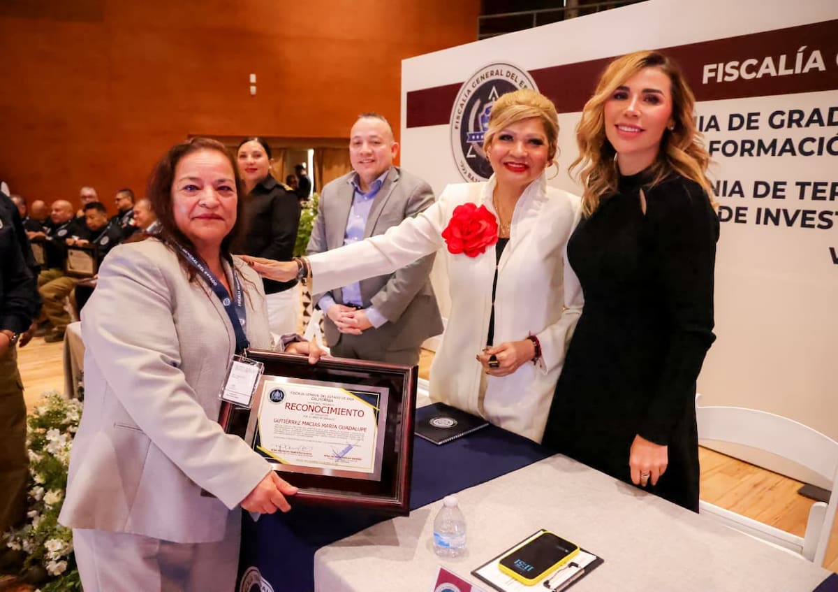 Por primera vez en Baja California se otorgan jubilaciones a viudas de personal de la Fiscalía General del Estado. Foto: Cortesía