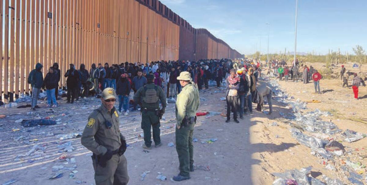 A últimas fechas se ha incrementado el arribo de migrantes a las diferentes fronteras de Sonora con Arizona. FOTO: CORTESÍA