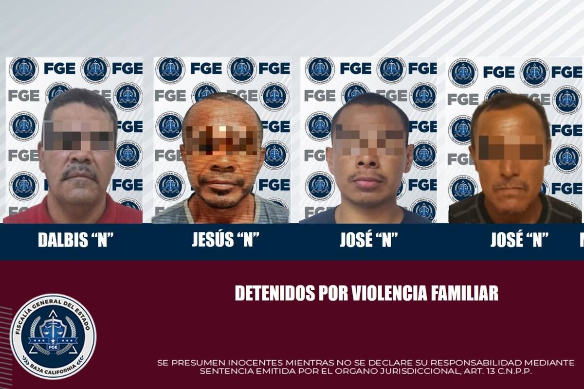 Caen prófugos de violencia familiar