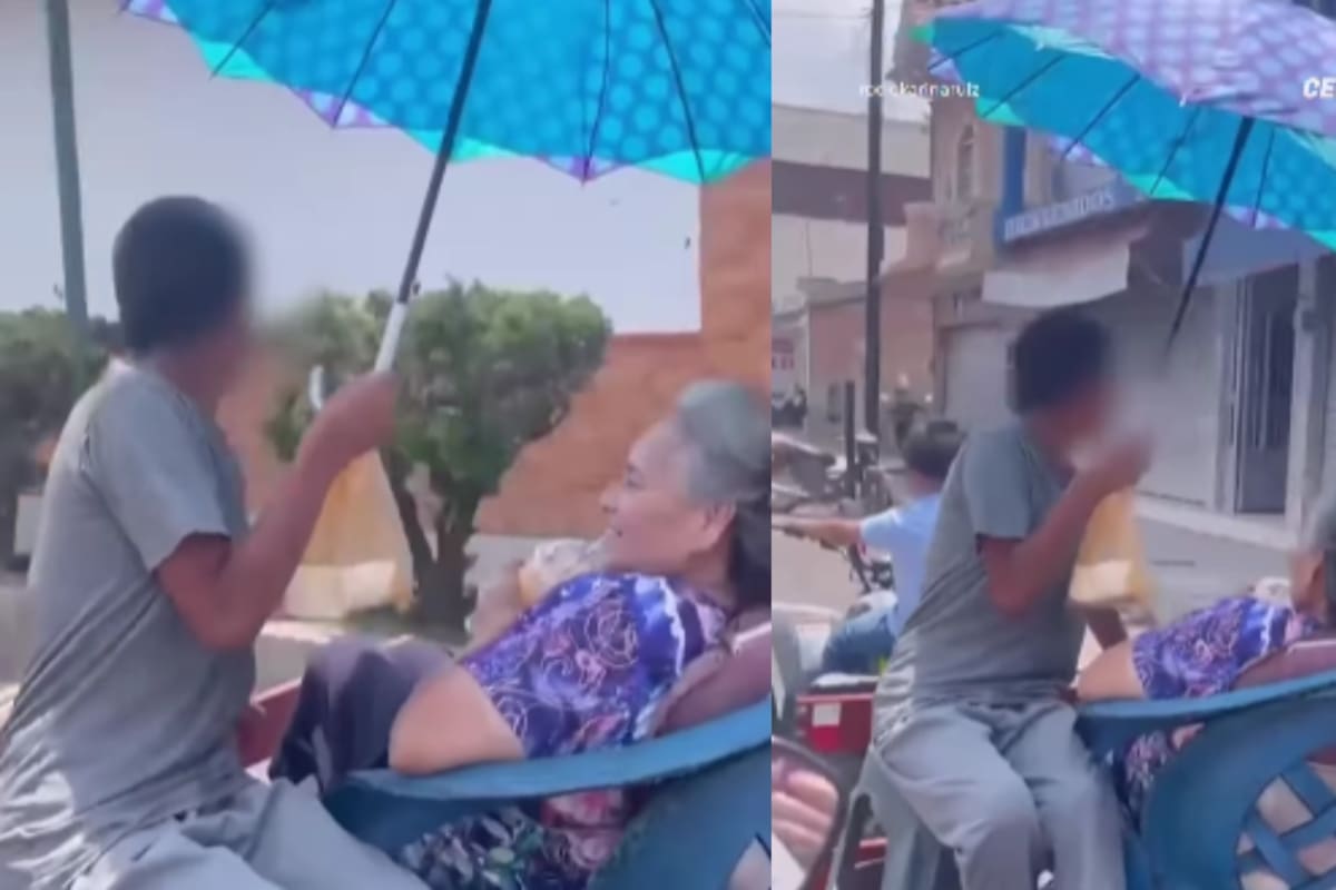 Abuela paseada en cuatrimoto por sus nietos se vuelve viral
