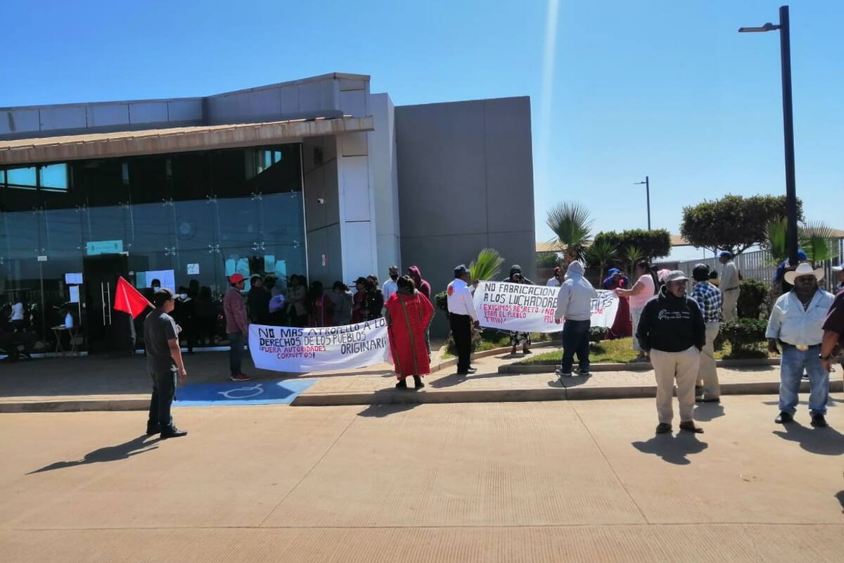Exigen en San Quintín justicia para dos miembros de la comunidad Triqui