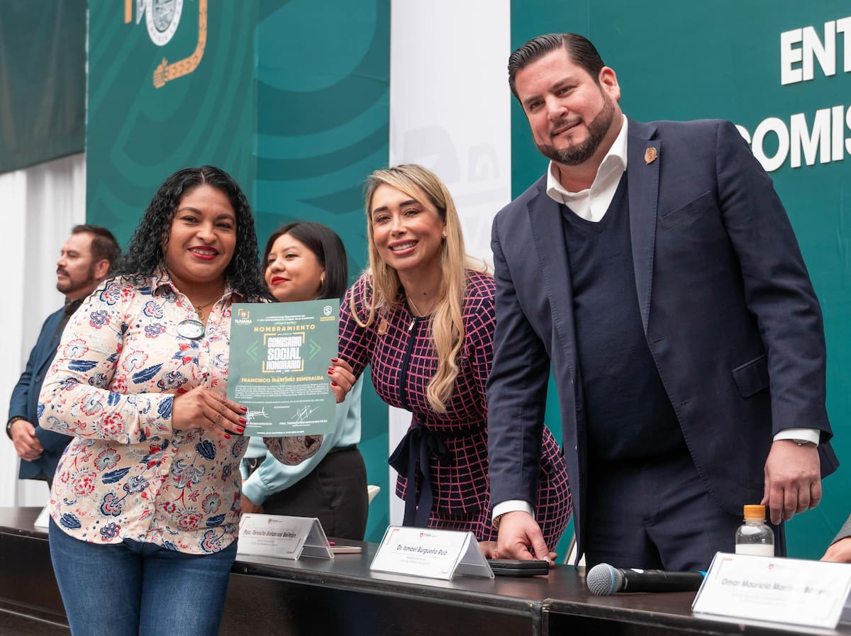 Ismael Burgueño reconoció el compromiso de los nuevos comisarios, agradeciendo su disposición para formar parte activa en la transformación de Tijuana. Foto: Cortesía