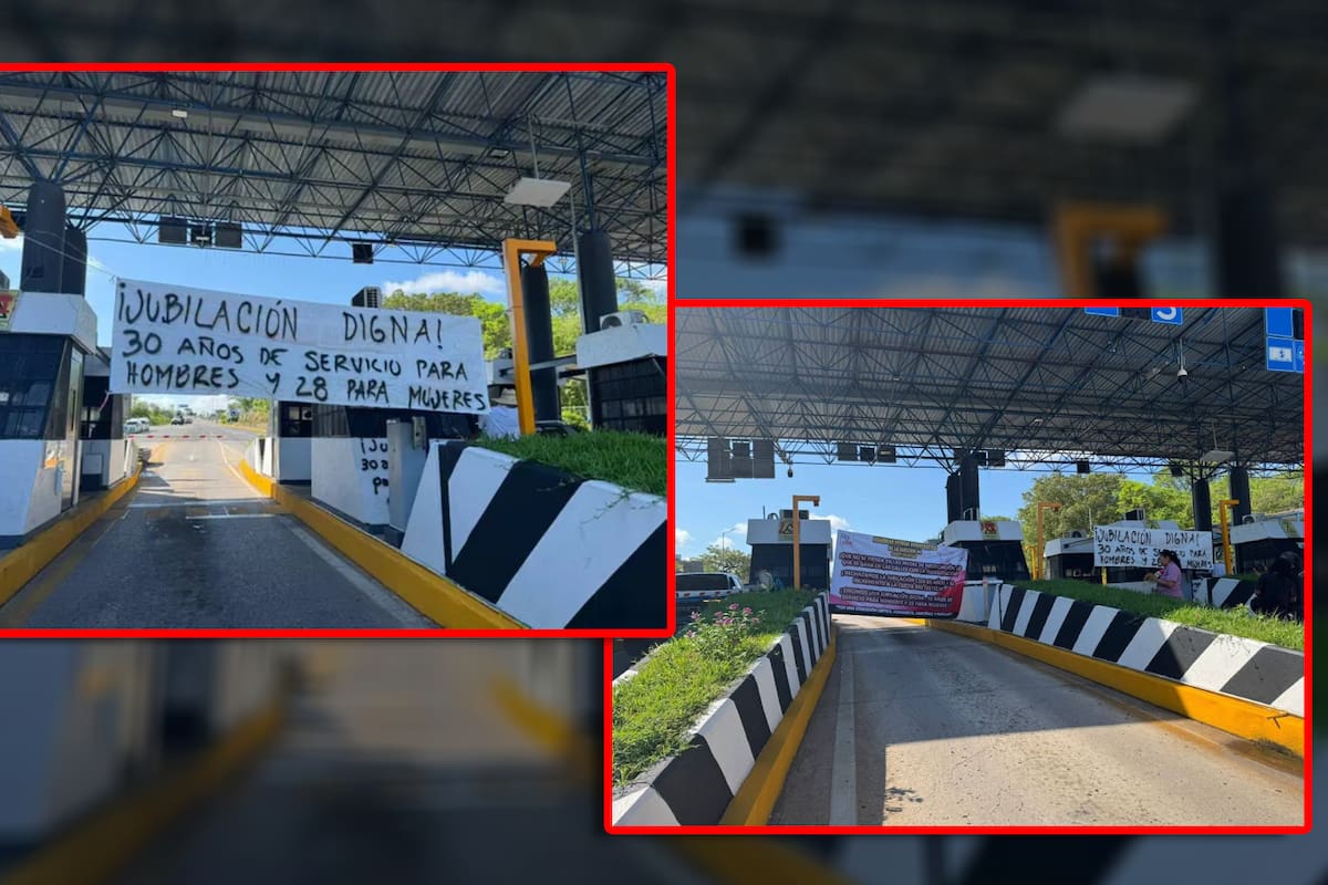 Maestros de Chiapas toman caseta en carretera Tuxtla-San Cristobal como medio de presión para negociaciones con la Segob