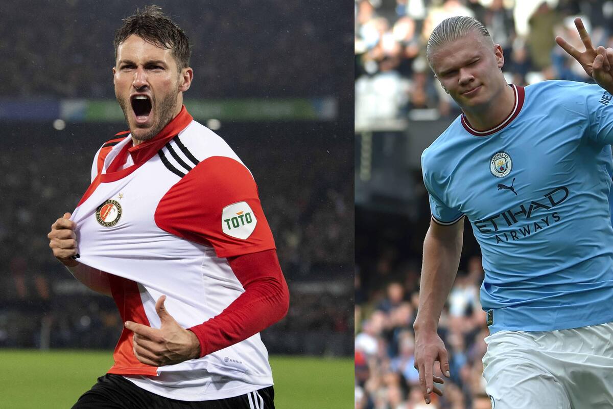 La estadística en la que el mexicano Santiago Giménez supera a Erling Haaland