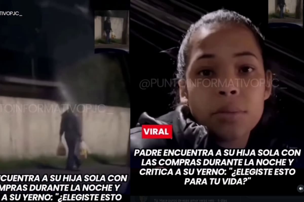 POLÉMICA: Padre encuentra a su hija deambulando sola por la noche con bolsas de comida y le lanza una dura pregunta: “¿Elegiste esta vida?”