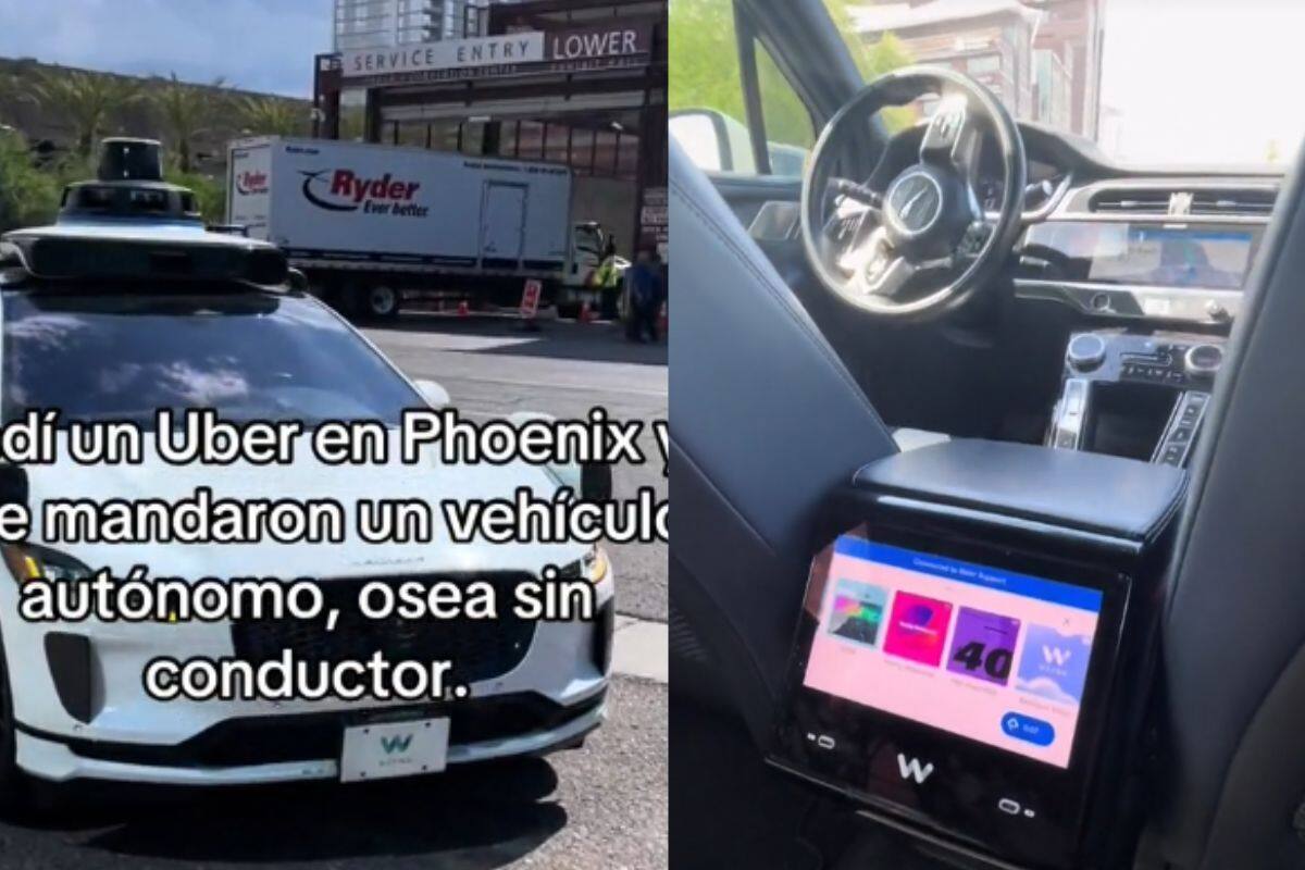 Hombre pide Uber para transportarse y llega un carro sin conductor