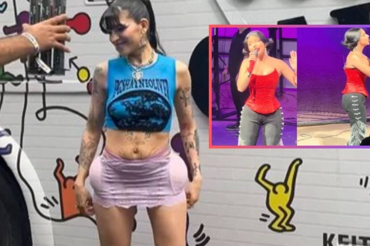 Esto cuesta la falda con esponjas que usó Cazzu ¿Se burló de Ángela Aguilar?