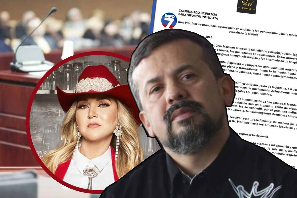 Cruz Martínez explica su ausencia en la audiencia con Alicia Villarreal tras ser declarado prófugo de la justicia