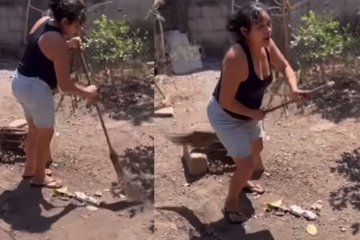 “¿Ama, andas barriendo? No, ando volando”: mujer responde con ironía a la pregunta de su hija
