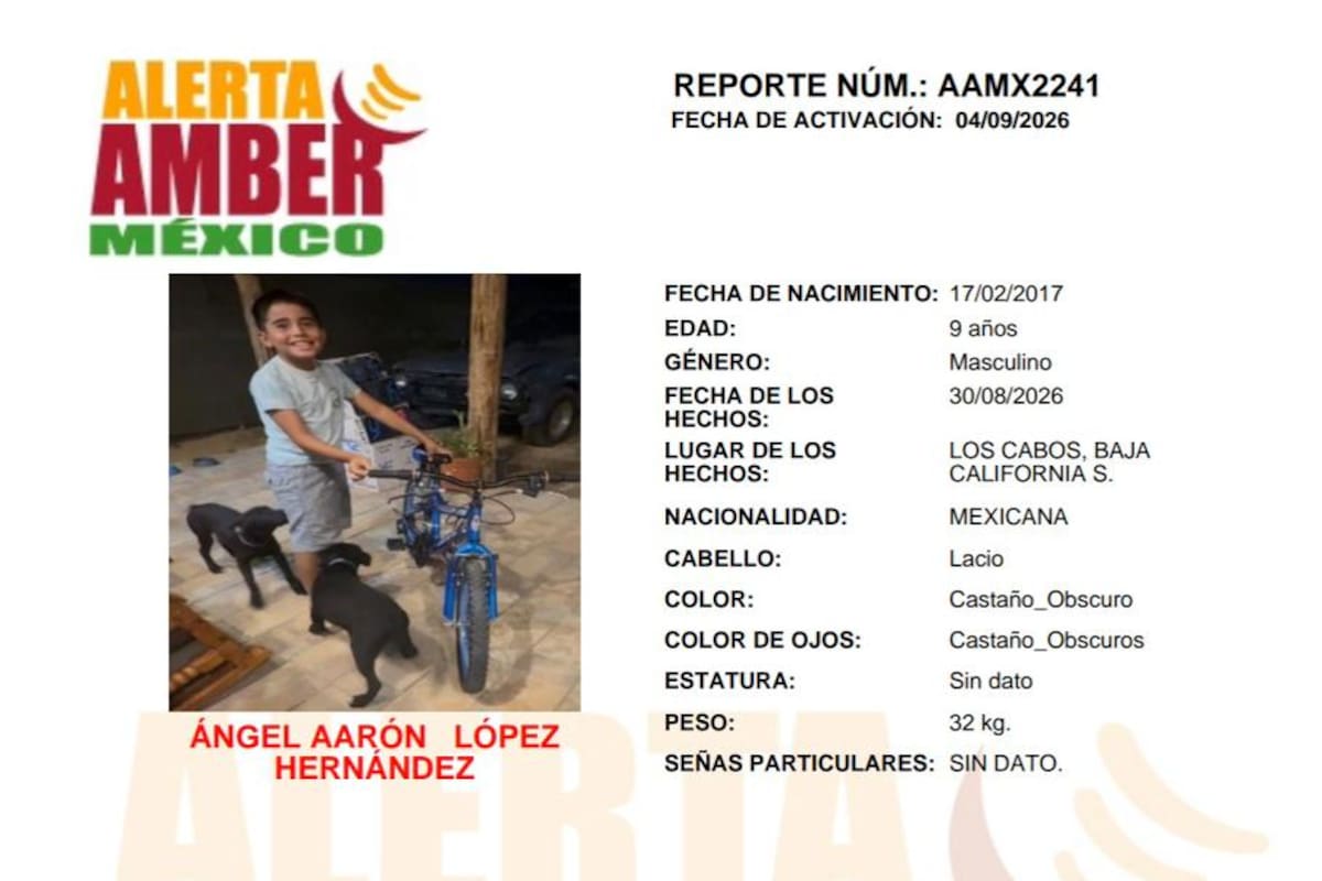 Buscan a Ángel Aarón López Hernández de 9 años
