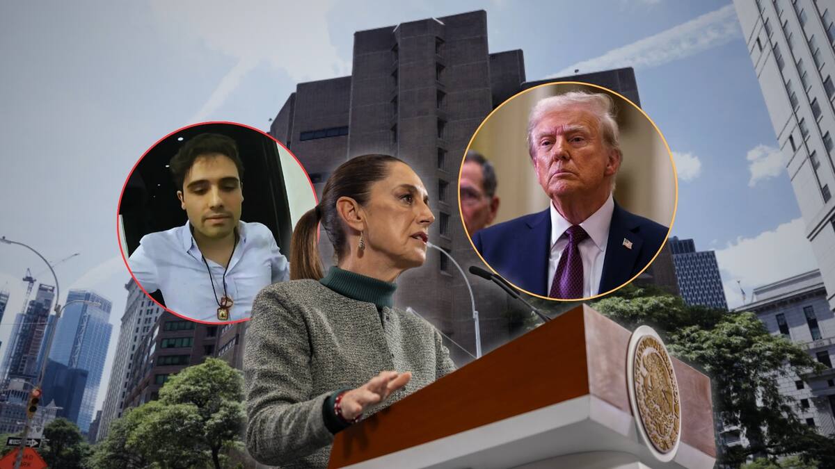 La presidenta Claudia Sheinbaum expresó su inconformidad ante el acuerdo alcanzado entre el gobierno de Estados Unidos y Ovidio Guzmán López, hijo de Joaquín El Chapo Guzmán. Foto: Especial (AP/Gobierno de México)